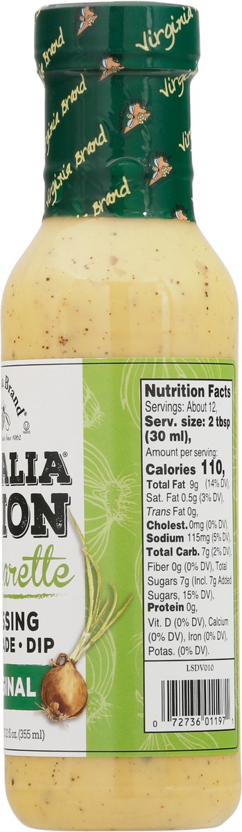 slide 8 of 12, Virginia Vidalia Onion Original Vinegarette Dressing 12 fl oz, 12 oz