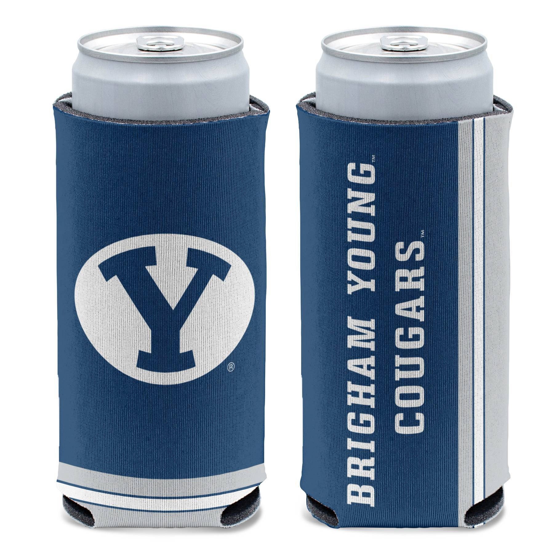 slide 1 of 3, NCAA BYU Cougars Slim Can Cooler, 1 ct