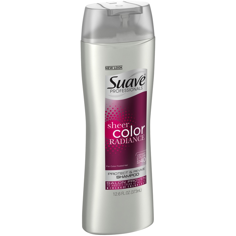 slide 2 of 4, Suave Professionals Color Protection Shampoo for Color-Treated Hair, 12.6 oz