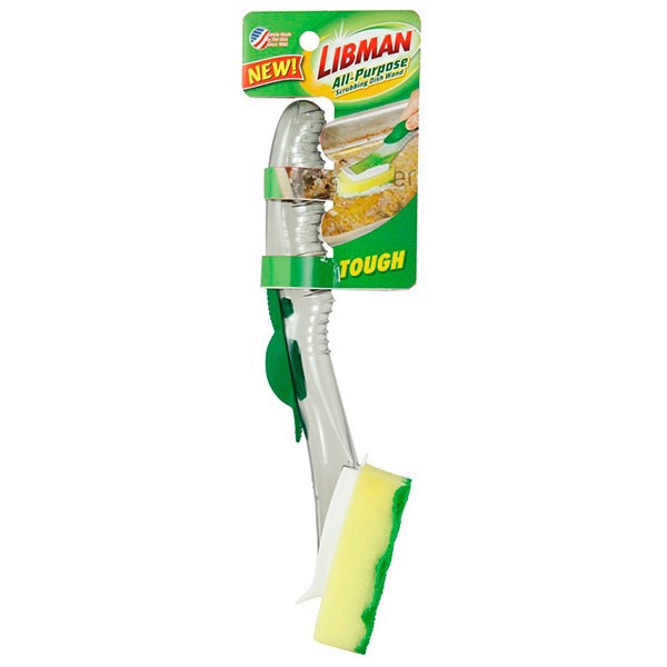 slide 1 of 2, Libman Dish Wand Scouring Sponge, 1 ct