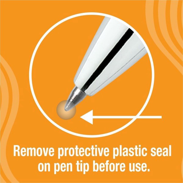 slide 3 of 10, BIC Gelocity Pro Gel Pen, Retractable, Medium Point 0.7MM, Clear Barrel, Black Ink, Pack Of 4, 4 ct