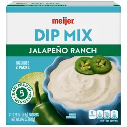 Meijer Jalapeno Ranch Dip Mix