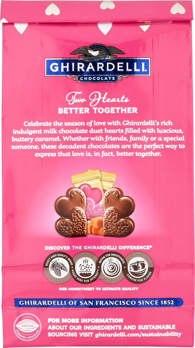 slide 7 of 9, Ghirardelli Valentine's Milk Caramel Hearts Bag, 6 oz
