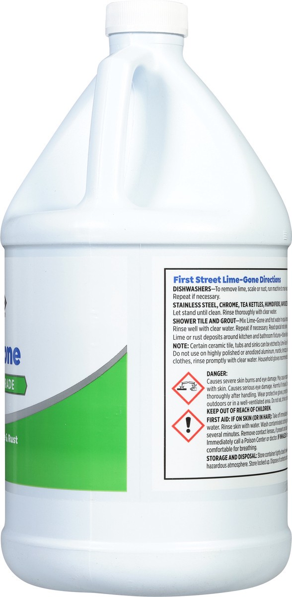 slide 6 of 13, Cb24 First Street Lime Gone Cleaner, 1 gal