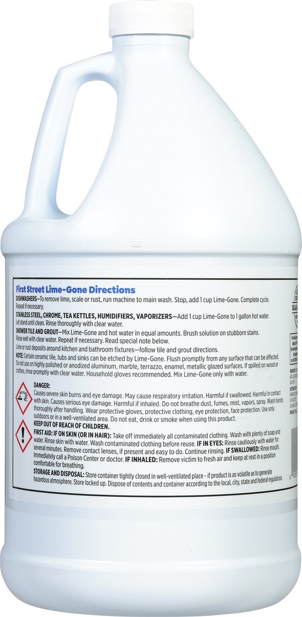 slide 4 of 13, Cb24 First Street Lime Gone Cleaner, 1 gal