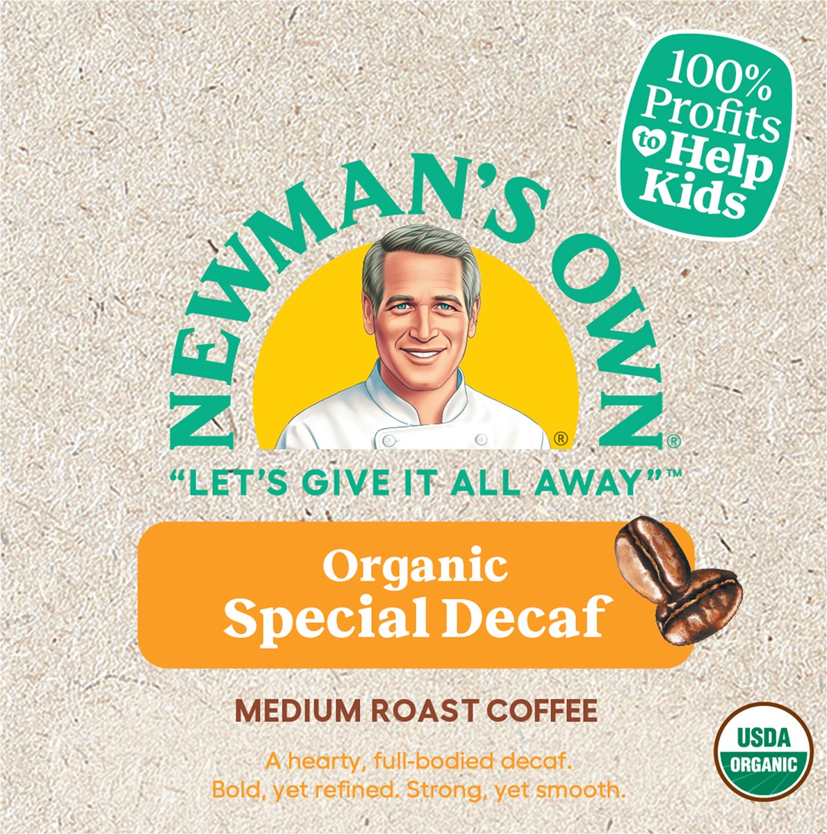 slide 8 of 10, Newman's Own Organics Special Blend Decaf Keurig Single-Serve K-Cup Pods, Medium Roast Coffee, 10 Count, 10 ct