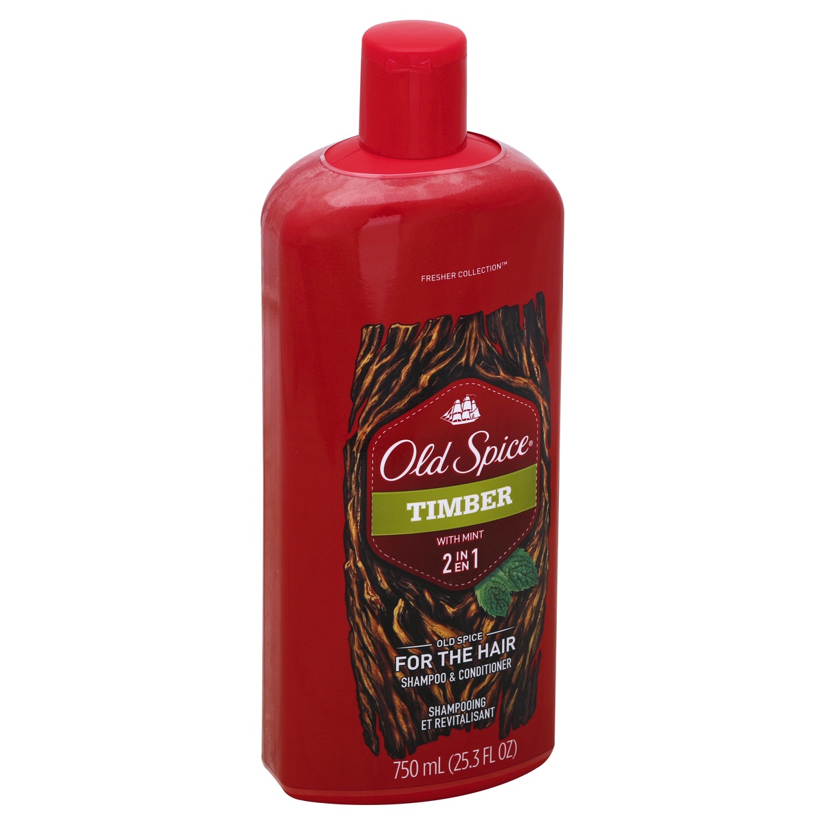 slide 1 of 1, Old Spice Shampoo & Conditioner 25.3 oz, 25.3 oz