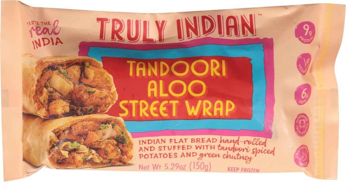 slide 7 of 13, Truly Indian Tandoori Aloo Street Wrap 5.29 oz, 5.29 oz