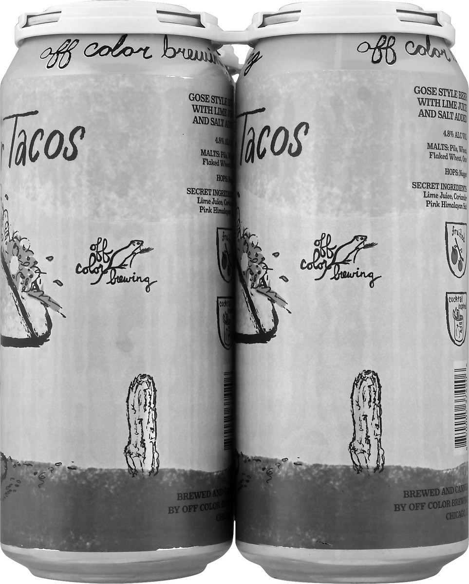 slide 8 of 9, Off Color Brewing Off Color Beer For Tacos 16Oz 4Pack, 4 ct; 12 fl oz