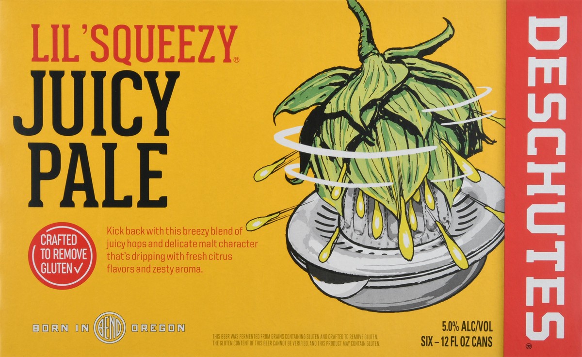 slide 7 of 9, Deschutes Lil Squeezy Juicy Ale, 6 ct; 12 oz