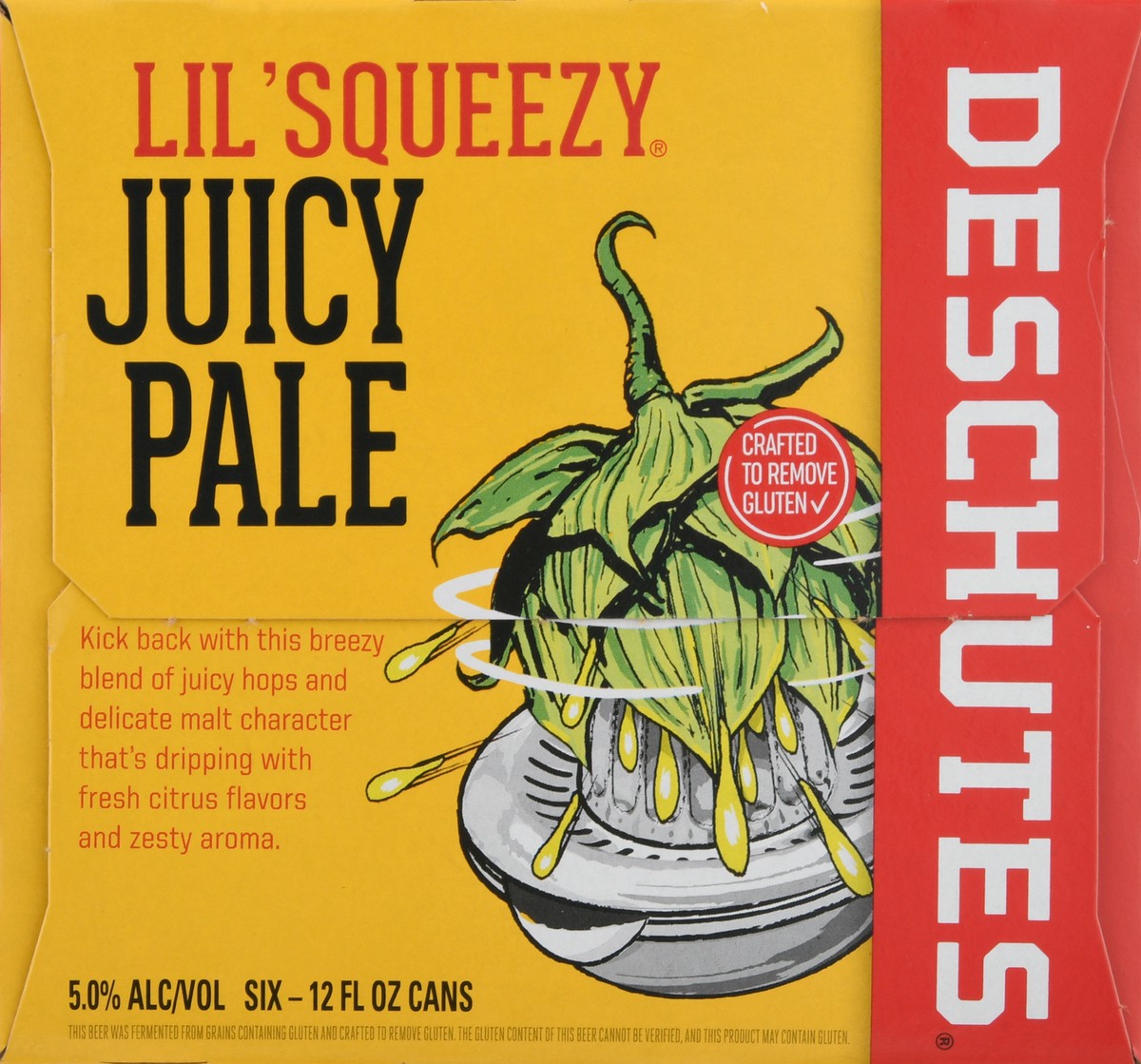 slide 4 of 9, Deschutes Lil Squeezy Juicy Ale, 6 ct; 12 oz