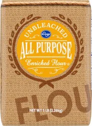 Kroger Unbleached All Purpose Enriched Flour