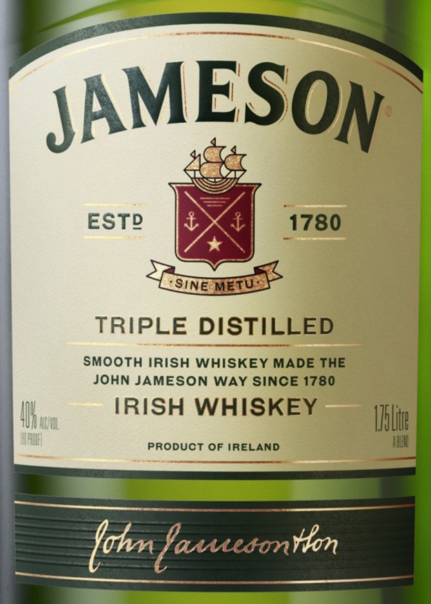 slide 5 of 10, Jameson Original Irish Whiskey, 1.75 L Bottle, 40% ABV, 1.75 liter