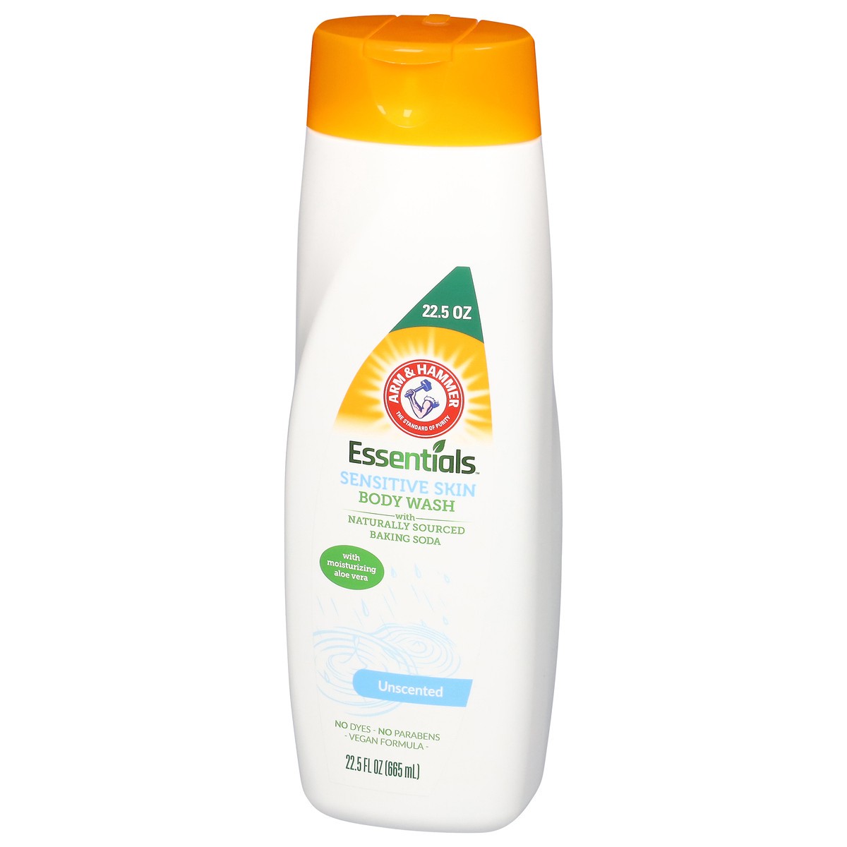 slide 3 of 12, ARM & HAMMER Essentials Sensitive Skin Unscented Body Wash 22.5 fl oz, 22.5 fl oz
