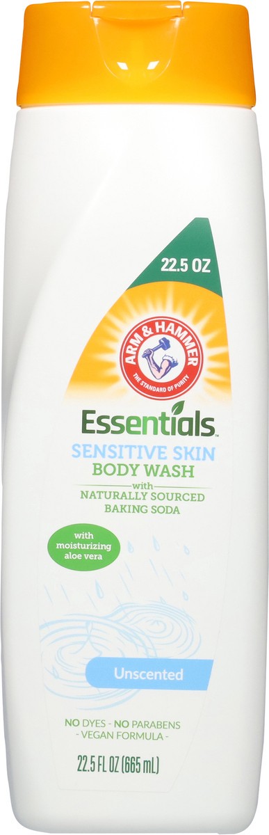 slide 2 of 12, ARM & HAMMER Essentials Sensitive Skin Unscented Body Wash 22.5 fl oz, 22.5 fl oz