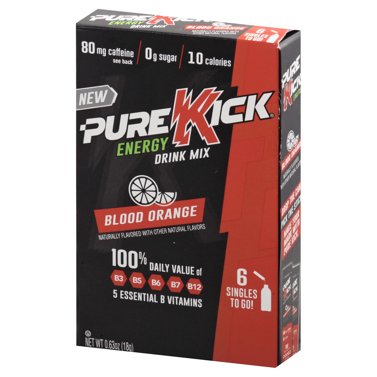 slide 7 of 10, Pure Kick Energy Drink Mix- 6 ct, 6 ct