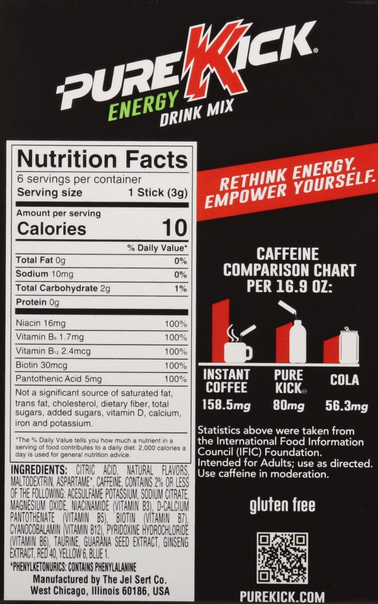 slide 5 of 10, Pure Kick Energy Drink Mix- 6 ct, 6 ct