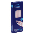 slide 1 of 1, Harris Teeter yourhome Plastic Straws, 50 ct