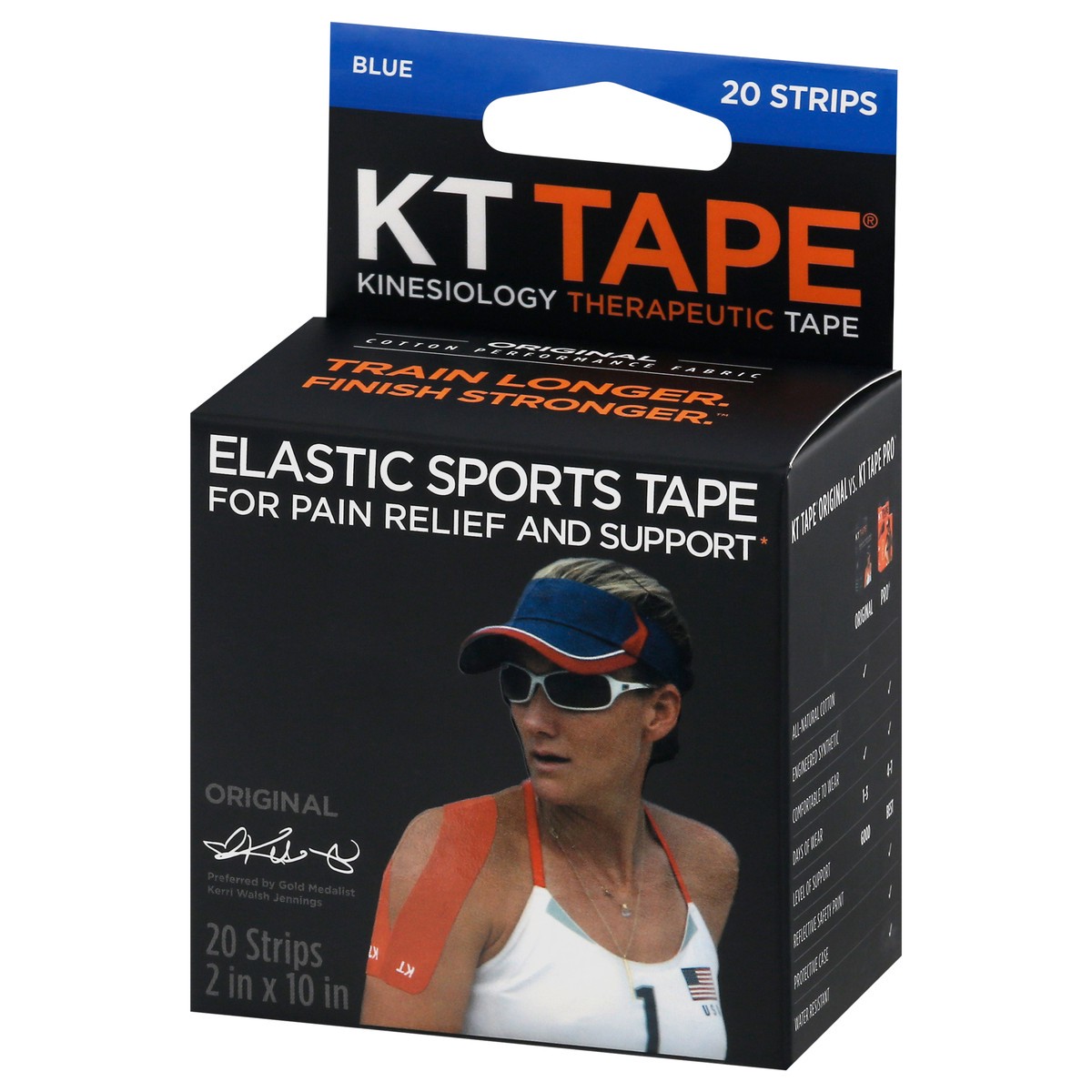 slide 2 of 11, KT Tape Sports Tapes Blue, 20 ct