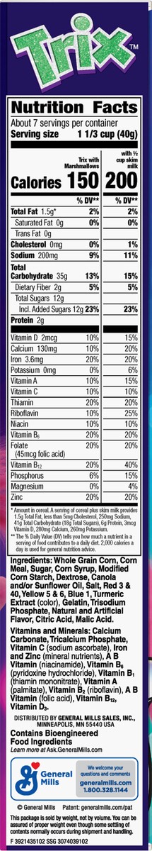 slide 11 of 14, Trix Trolls with Marshmallows Breakfast Cereal, 9.7 oz, 9.7 oz