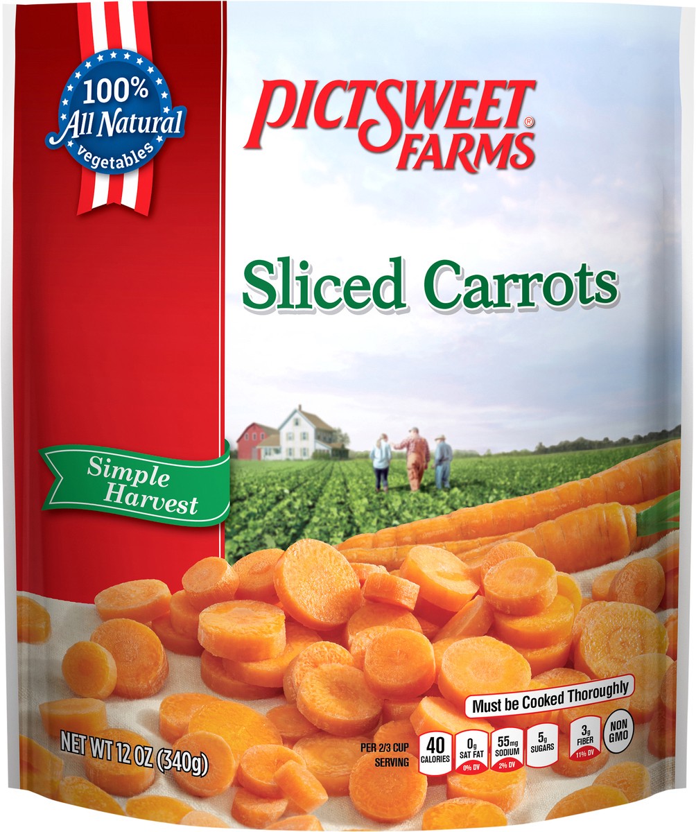 slide 2 of 3, PictSweet Carrots, 12 oz