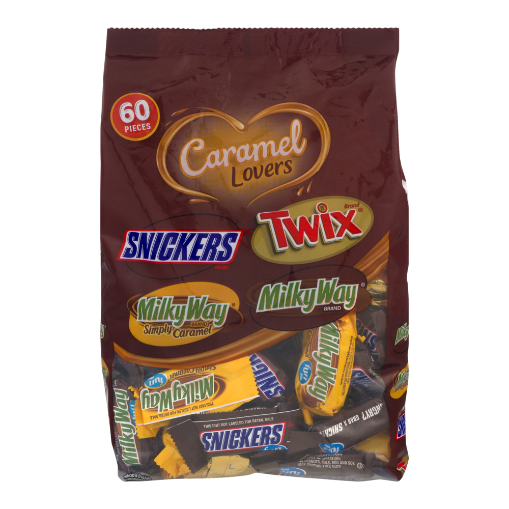 slide 1 of 1, Mars Fun Size Caramel Lovers Variety Mix, 37.7 oz