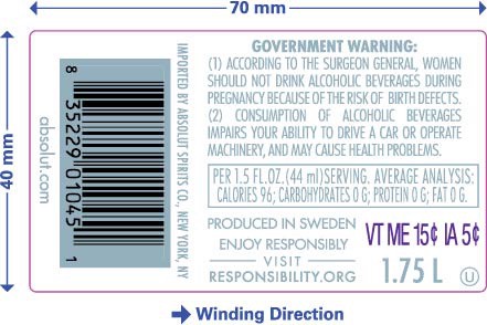 slide 6 of 10, Absolut Grapefruit Flavored Vodka, 1.75 L Bottle, 40% ABV, 59.2 oz