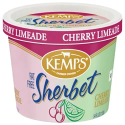 Kemps Fat Free Cherry Limeade Sherbet 54 fl oz