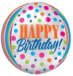 Anagram Orbz Clear Birthday Bright Dots