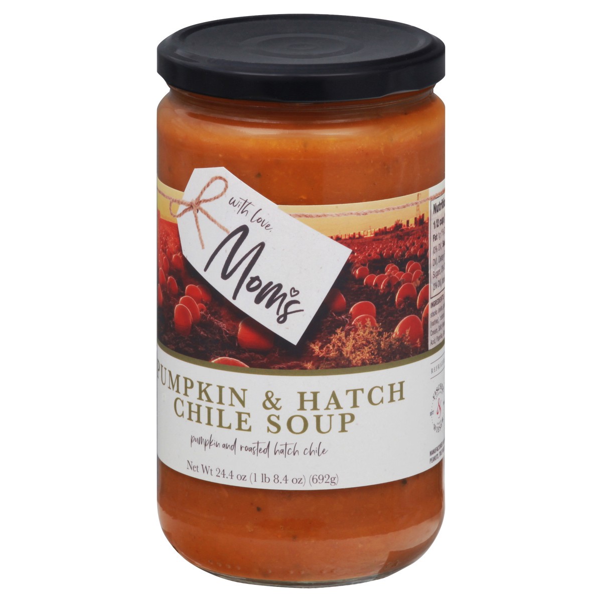 slide 6 of 14, Mom's Pumpkin & Hatch Chile Soup 24.4 oz, 24.4 oz