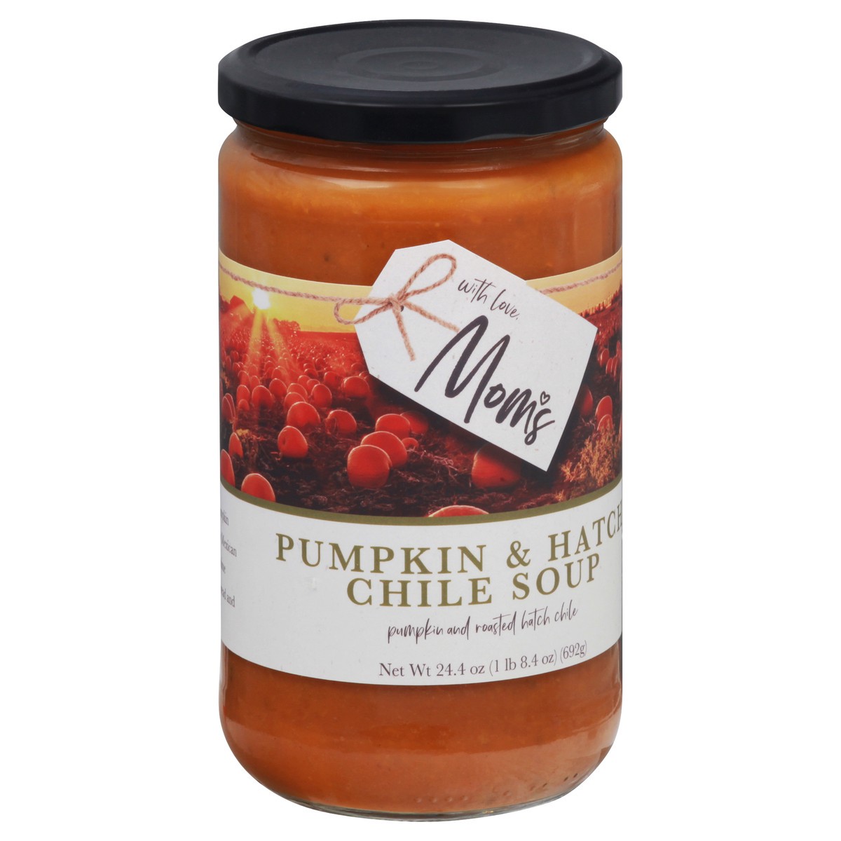slide 13 of 14, Mom's Pumpkin & Hatch Chile Soup 24.4 oz, 24.4 oz