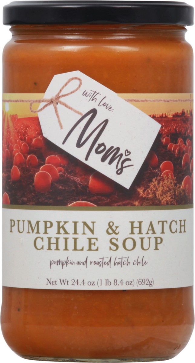 slide 1 of 14, Mom's Pumpkin & Hatch Chile Soup 24.4 oz, 24.4 oz