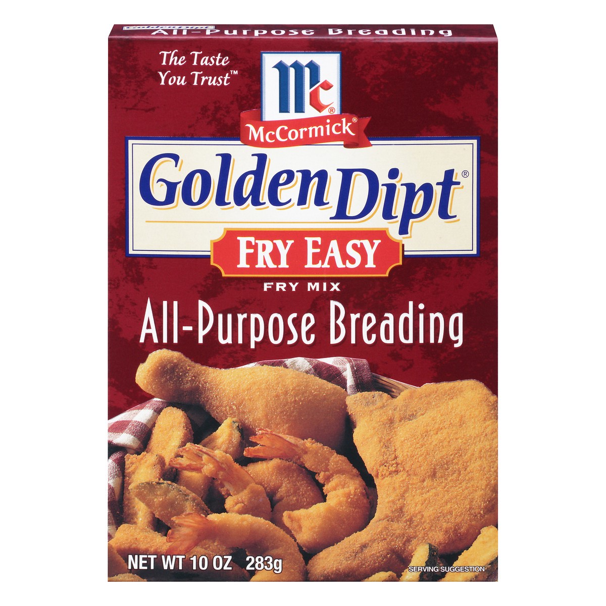 slide 1 of 10, McCormick Golden Dipt Fry Easy All Purpose Breading Mix, 10 oz