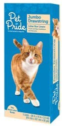Pet Pride Jumbo Drawstring Cat Litter Box Liners