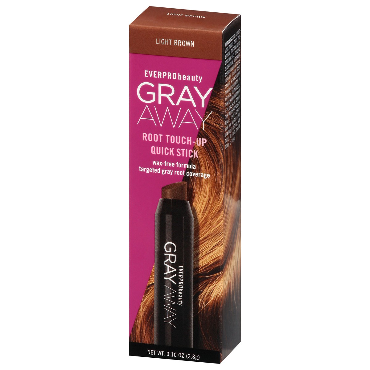 slide 11 of 13, Everpro Gray Away Root Touch-Up Light Brown to Medium Brown Quick Stick 0.10 oz, 0.1 oz