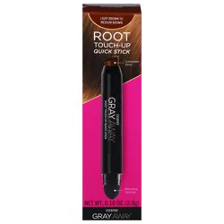 Everpro Gray Away Root Touch-Up Light Brown to Medium Brown Quick Stick 0.10 oz