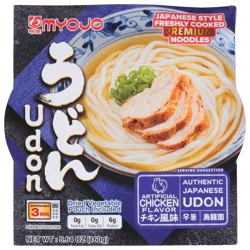 Myojo Udon Japanese Style Artificial Chicken Flavor Noodles 5.64 oz