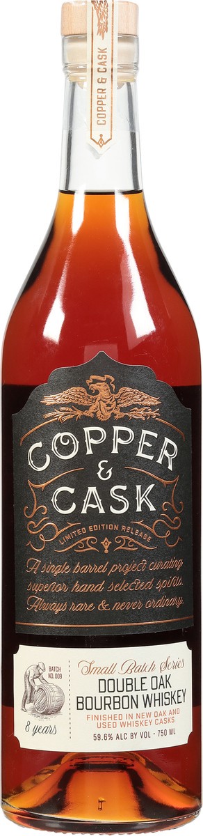 slide 2 of 11, Copper & Cask - Master Batch Double Oak Bourbon, 750 ml