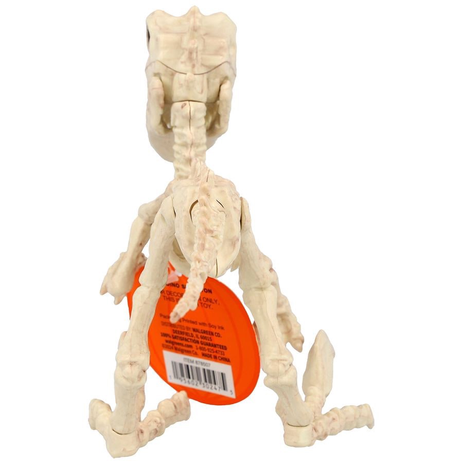 slide 2 of 5, Happy Halloween Mini Dino Skeleton, 1 ct