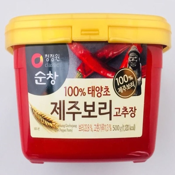 slide 1 of 1, Chung Jung One Cjo Hot Pepper Paste-Jeju Barley, 2.2 lb