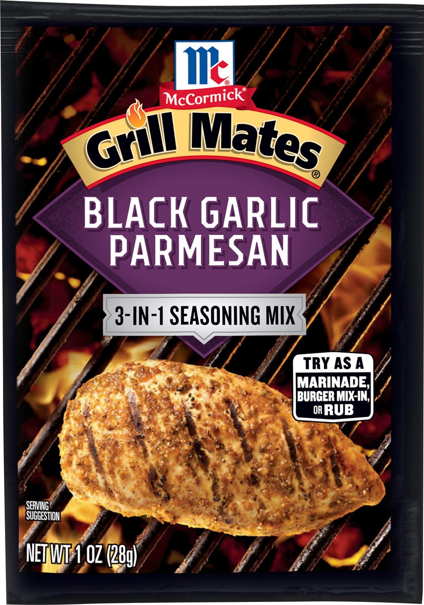 slide 6 of 9, McCormick Grill Mates Marinade Mix - Black Garlic Parmesan, 1 oz, 1 oz