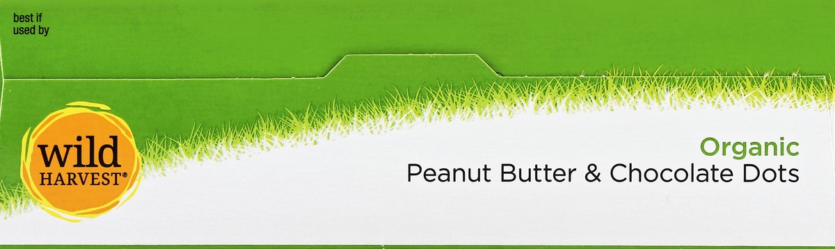 slide 2 of 7, Wild Harvest Peanut Butter Chocolate Dots, 10 oz