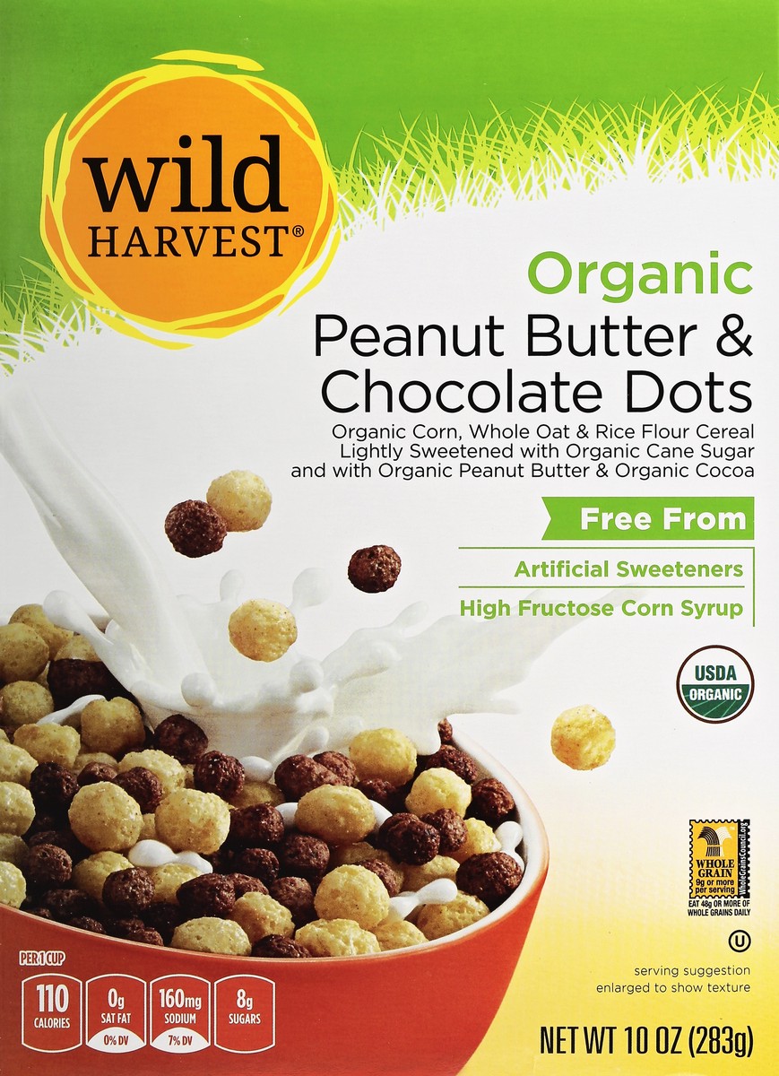 slide 5 of 7, Wild Harvest Peanut Butter Chocolate Dots, 10 oz