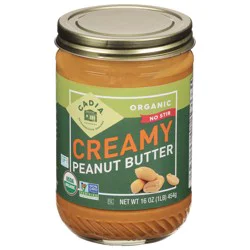 Cadia Organic Creamy Peanut Butter 16 oz