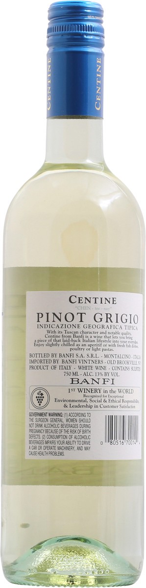 slide 3 of 9, Banfi Centine Pinot Grigio, 750 mL