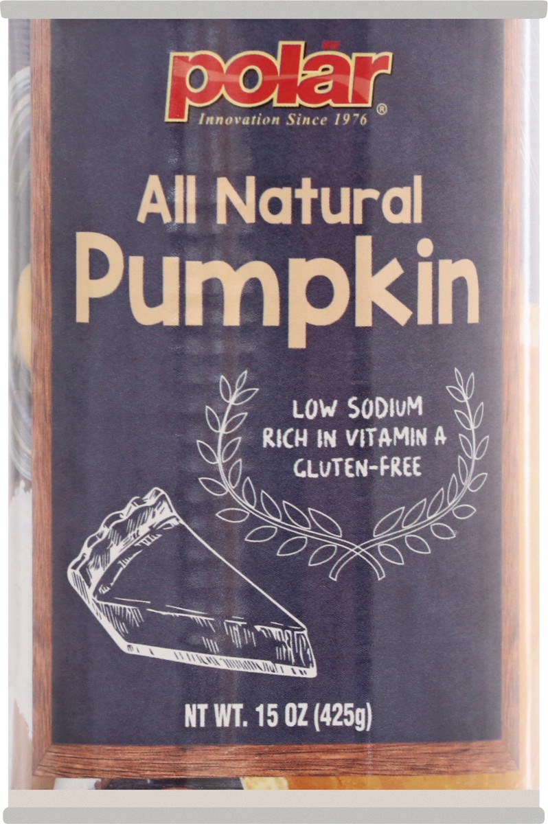 slide 5 of 10, Polar All Natural Pumpkin, 15 oz