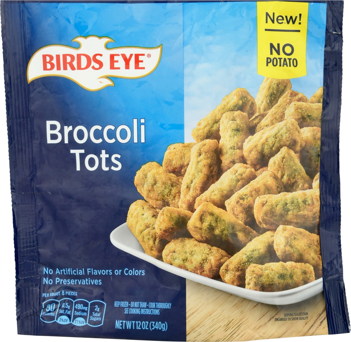 slide 9 of 10, Birds Eye Birdseye Veggie Made Broccoli Tots, 12 oz