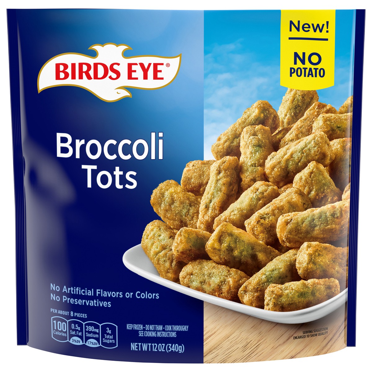 slide 1 of 10, Birds Eye Birdseye Veggie Made Broccoli Tots, 12 oz