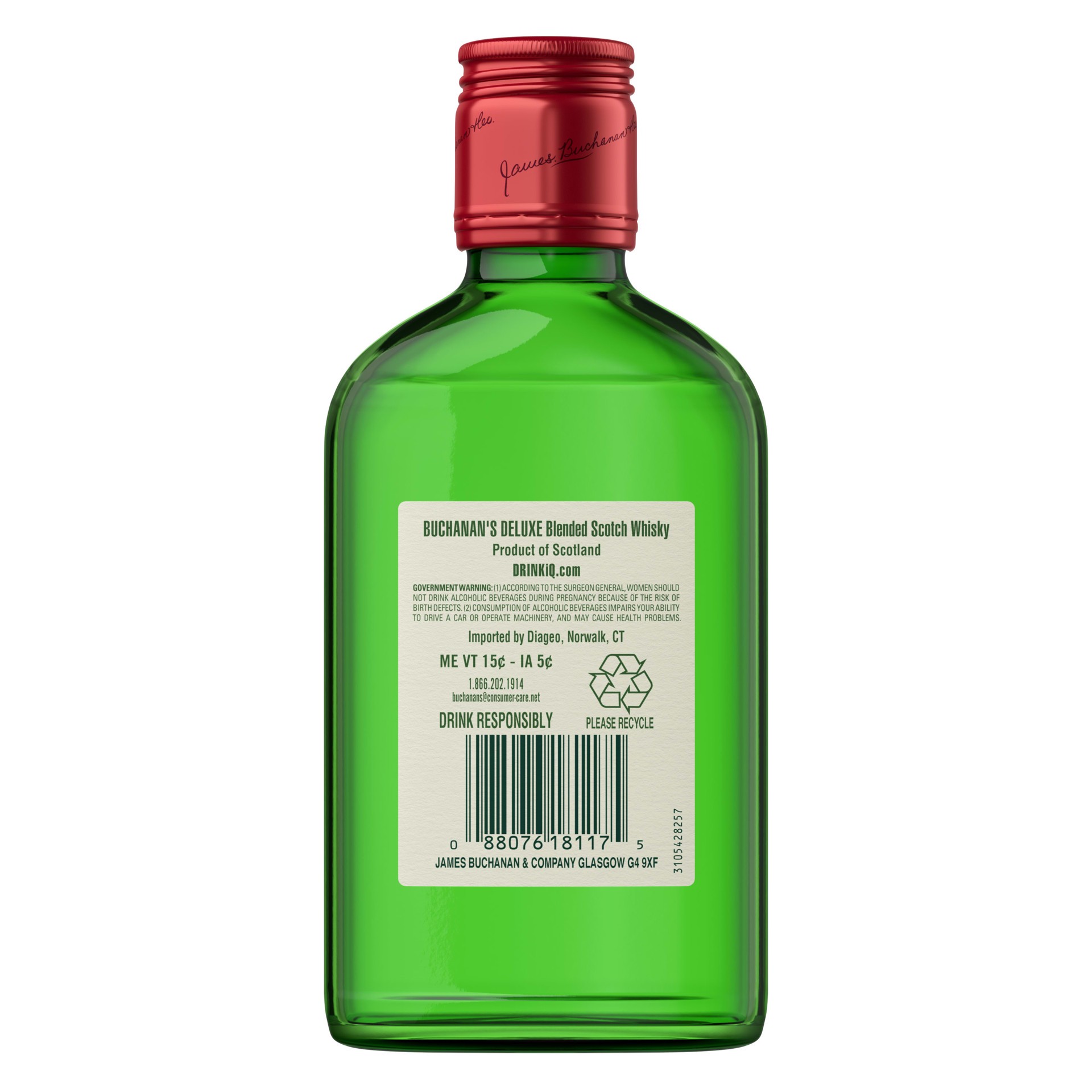 slide 2 of 4, Buchanan's DeLuxe Aged 12 Years Blended Scotch Whisky, 200 mL, 200 ml