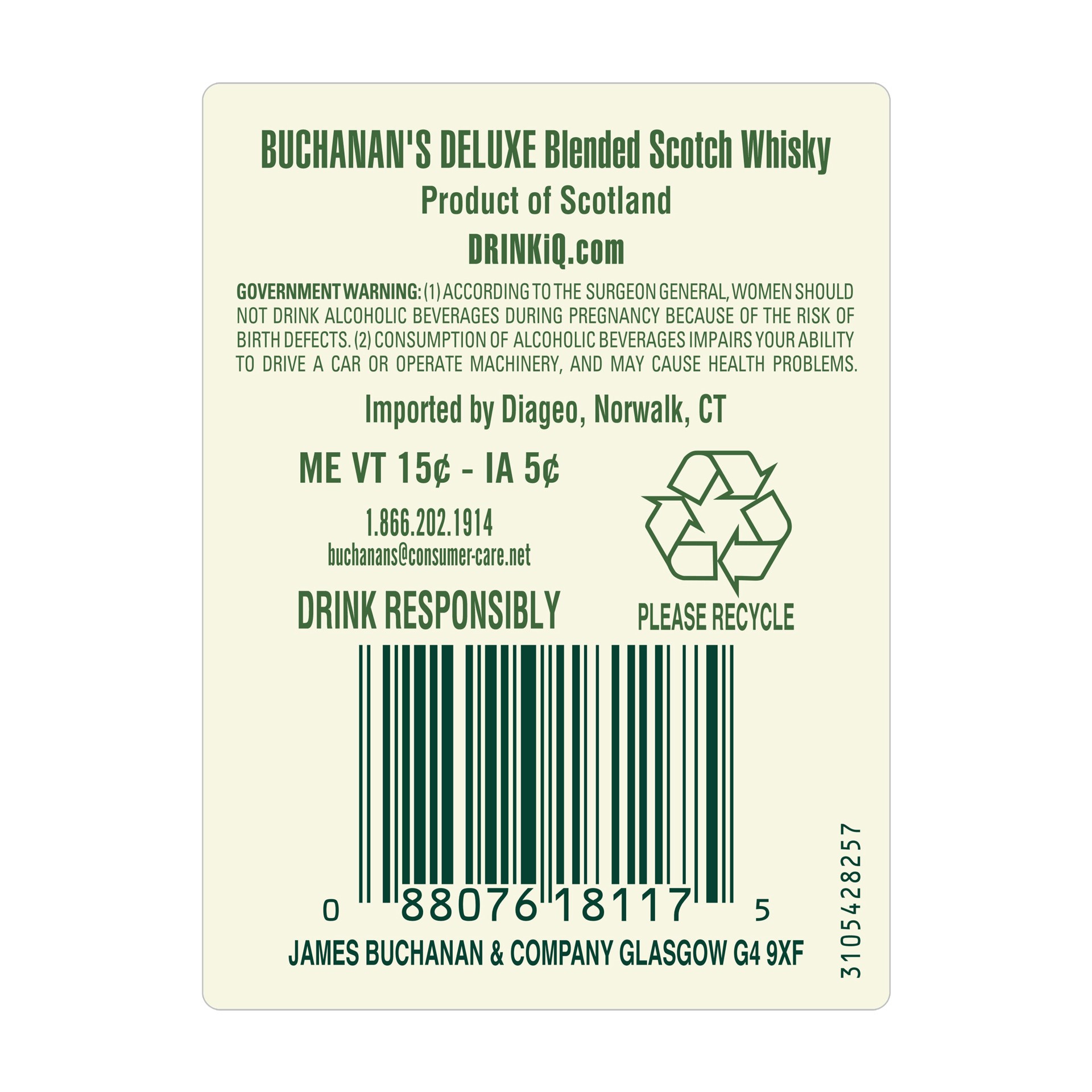 slide 4 of 4, Buchanan's DeLuxe Aged 12 Years Blended Scotch Whisky, 200 mL, 200 ml